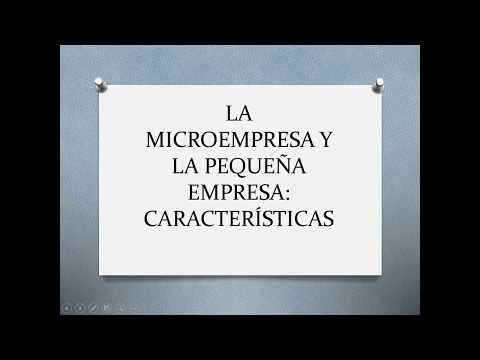 Características de una microempresa